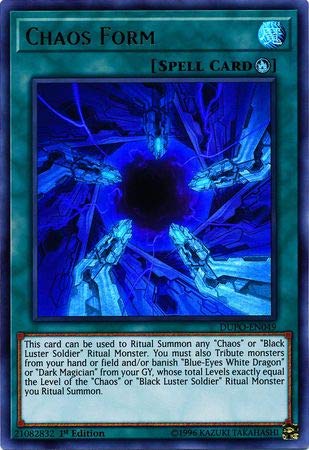 Yu-Gi-Oh! - Chaos Form - Dupo-En049 - Ultra Rare - 1St Edition - Duel Power