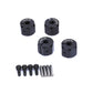 RCAWD for UTB18 Capra 12mm Wheel Hex Hub Adaptor Upgrades H12*10mm Parts # AXI212015, for Axial 1/18#AXI01002 Black