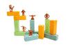 Popular Playthings Monkey Blocks, Stacking Toy