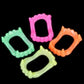 The Dreidel Company Halloween Teeth Neon Fangs Teeth, Costume, Funny Halloween Dress-Up, Pretend Play Decoration (100-Pack)