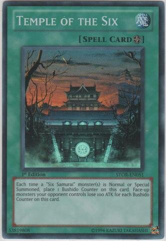 Yu-Gi-Oh! - Temple Of The Six (Stor-En051) - Storm Of Ragnarok - Unlimited Edition - Super Rare