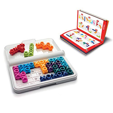Smartgames Iq Xoxo Portable Travel Game Featuring 120 Challenges For Ages 6 - Adult