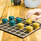 Project Genius: Deblockle- The Game Of Tips And Turns, 2 Player Strategy Game, Game For Families And Adults, Ages 8+, Solid Wood Based Board And Blocks