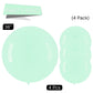 Partywoo Mint Green Large Balloons, 4 Pcs 36 Inch Balloons, Pastel Mint Green Big Balloons, Pastel Mint Giant Balloons, Jumbo Balloons For Birthday Party Decorations, Baby Shower Decorations, Mint-Q06