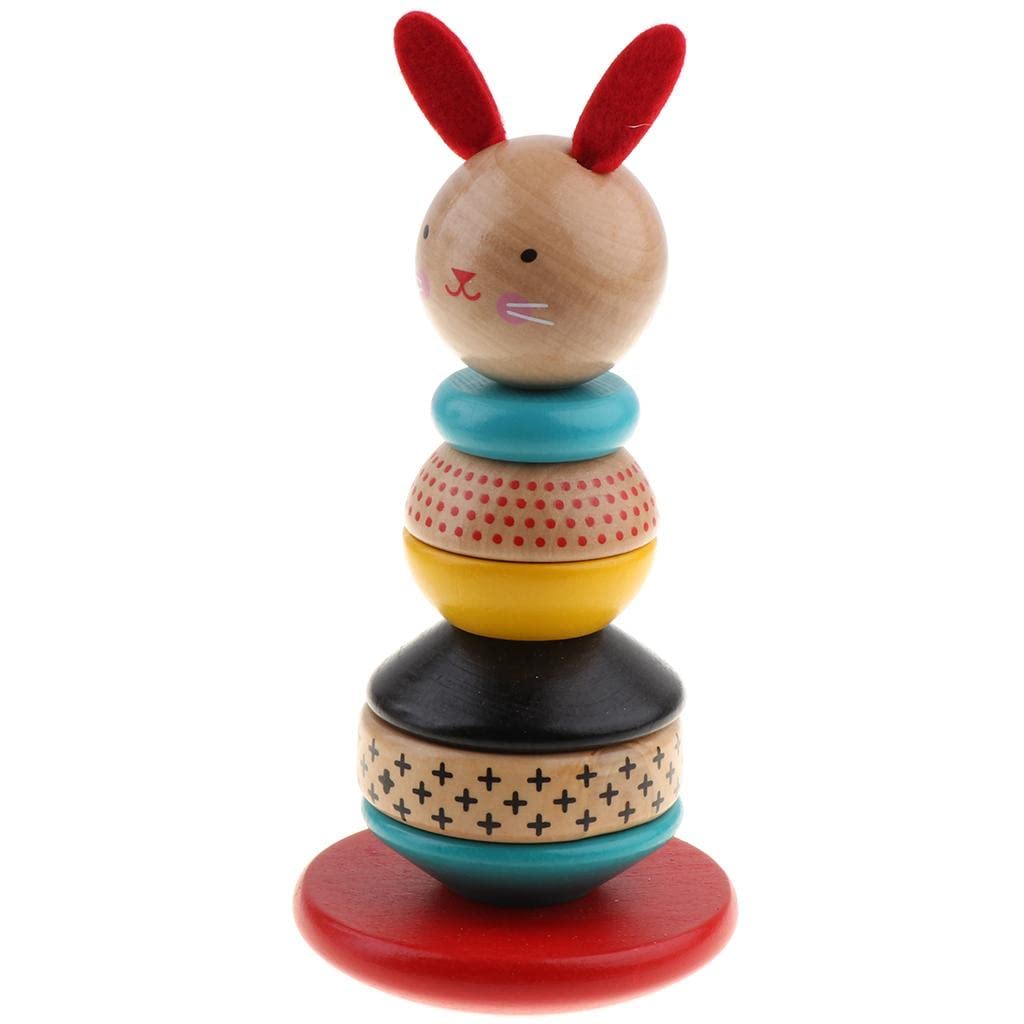 Club Bollywood Montessori Baby Kids Toy Rainbow Tower Tumbler Early Learning Stacking Rings|Baby | Toys For Baby | Developmental