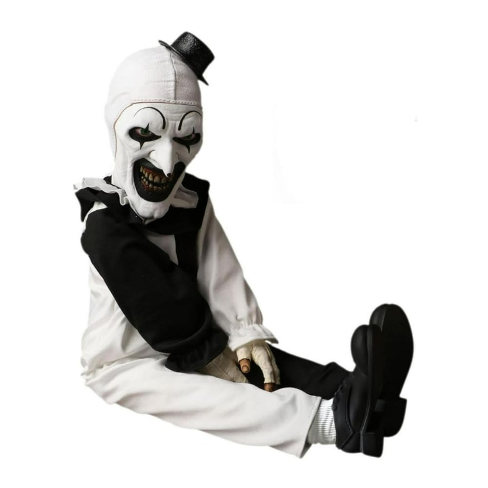 Mezco Terrifier Art The Clown Roto Plush 18-Inch Soft Doll In Clown ...