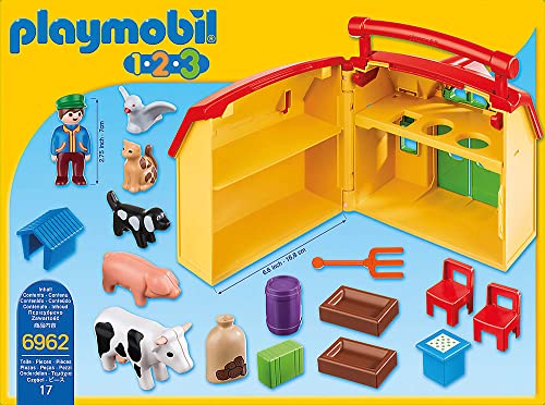Playmobil My Take Along Farm Playset - Plastic, Multi Color, Model 6962