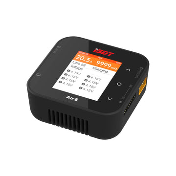 ISDT Air8 Lipo Battery Charger, Balance Charger Discharger 20A 500W DC 1-8S LCD Display Digital Smart Battery Balance Charger Li