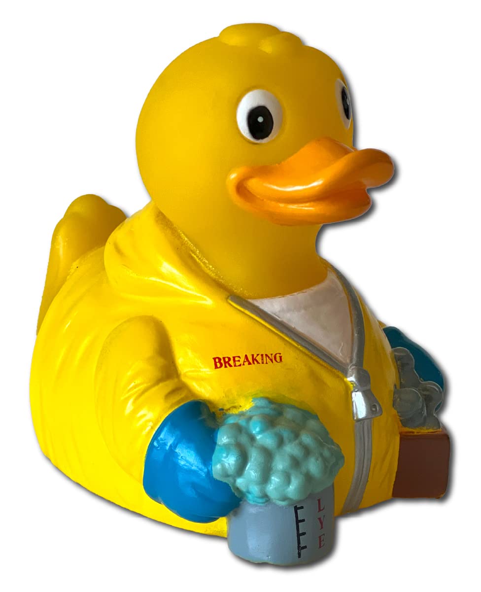 CelebriDucks - Breaking Bath - Floating Rubber Ducks - Collectible Bath Toy Gift for Kids & Adults of All Ages