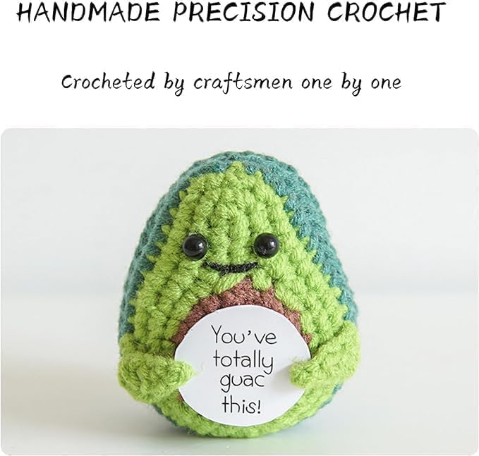 Generic Cute Emotional Support Pickle Plush Toy, 3 Inch Crochet Doll, 21 Pcs Variety, Positive Gifts for Friends Room Decor