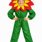 FancyDressWale Kids Flower Costume Dress with Headgear  Soft Fabric Sunflower Fancy Dress for School Functions, Annual Day, Cos
