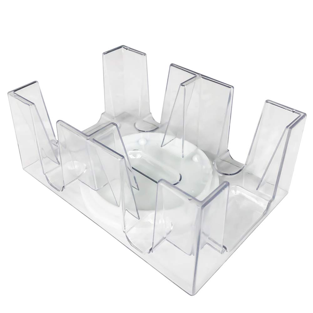Yuanhe 6 Deck Revolving Rotating Canasta Playing Card Tray