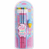 A Little Swag 12 Pcs Hb Pencils Set With Cute Ice Cream Erasers - Cartoon Theme Colourful School Pencils For Girls, Boys, Kids, 