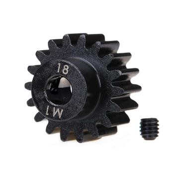 Traxxas 6491R 18-Tooth Mod-1 Machined Steel Pinion Gear