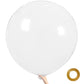 White Big 36 Inch Balloons, 9Pcs White Giant Big Latex Balloons, Large Balloons For Birthday Wedding Party Decorations. (White)