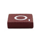 Cleverdelights 100 Wood Letter Tiles - Maroon Color - Complete Set - Game Replacement Pieces