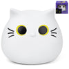 Jizwpoom Piggy Bank, Cute Cat Piggy Bank Cat Money Saving Box For Kids, Coin Piggy Bank Coin Bank Box Unbreakable Piggy Bank Toy Gifts For Adults Boys Girls Birthday (White, 7 Inch)