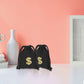 NUOBESTY 4 Pcs Money Drawstring Bag Dollar Party Favor Bags Canvas Money Pouch Dollar Sign Carrying Sack for Bank Robber Pirate