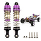 4PCS Metal Shock Absorber Adjustable Assembled Spring Damper for Wltoys 124019 124018 144001 RC Car Spare Parts Upgrade Accessor
