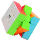 Tanch Qiyi Speed Cube 3X3 Stickerless Magic Cube Puzzle Toy Colorful