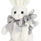 Bearington Skip And Hop White Gray Plush Stuffed Animal Bunny Rabbit, Adorable, Cuddly, Great Gift For Bunny Lovers Of All Ages,