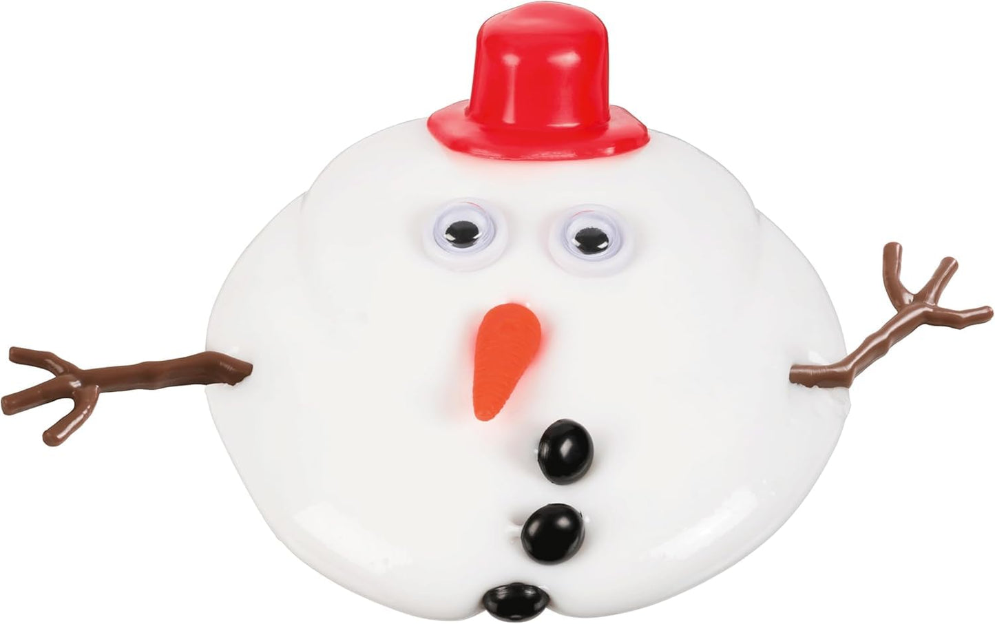 Toysmith Melting Snowman - Reusable Putty Slime Kit with Snowman Accessories - Build, Melt & Rebuild Fun - Desk Toy & Holiday Gi