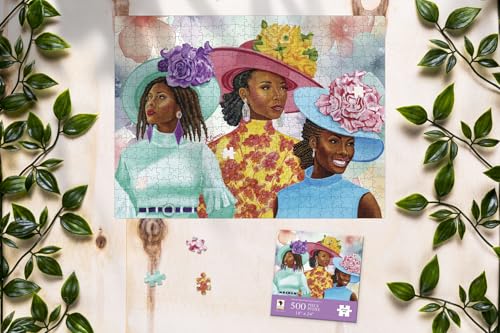 African American Expressions – 500-Piece Jigsaw Puzzle – Inspirational Black Art, Premium Quality For Relaxation And Reflection - Sunday Morning Ii