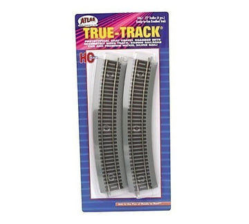 True-Track 22' Radius Track (4) Ho Scale Atlas Trains