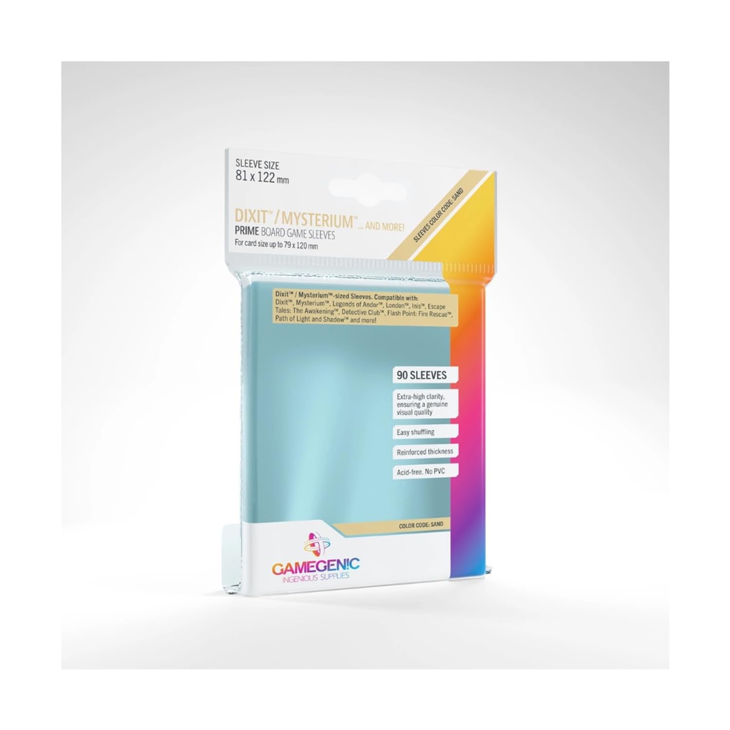 GAMEGEN! C Prime Dixit Sleeve 81x122mm (90) (GGS11040ML)