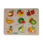 Wooden Fruits Puzzles: Fun, Educational, and Great for Kids Development. Perfect for Learning and Playtime. (28 x 21.5)