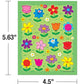 Carson Dellosa 96 Flower Stickers For Kids, 6 Sheets Of Sunflowers, Tulips, Daisies, And More For Spring Crafts, Scrapbooking, Teacher Planner, Reward Chart, School Supplies, Classroom Must Haves