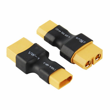 FLY RC XT30 Male to XT60 Female Adapter Connector Wireless for RC FPV Drone Car Lipo NiMH Battery Charger ESC