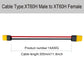 3PCS XT60H Plug Extension Cable XT60H Plug Male Connector to XT60H Plug Female Connector Wire Adapter with 11.8inch 14awg Silico