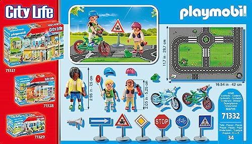 Playmobil Traffic Education Set - Multicolor, One Size, Plastic, Model 71332
