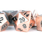 Metallic Dice Games Lic007 16 Mm Antique Copper Metal Dice  Set Of 7