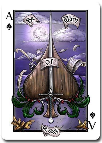 Albino Dragon The Name Of The Wind Playing Cards - Unlimited