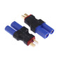 rflaueo 4pcs T-Plug Style to EC5 Male Female RC Connector Adapter(E09-4)
