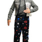 Seeing Red SNL Space Pants Costume Complete with Wig and Vest | Mens