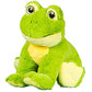 Stuffems Toy Shop Cuddly Soft 16" Stuffed Frog, Green & Yellow, Polyester, Model 611138541664