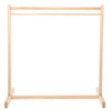 Kisangel Wooden Clothing Rack 1Pc Doll Clothes Rack Miniature Garment Rack Doll Clothes Accessories For Dollhouse Supplies (40Cm