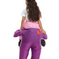 Hsctek Inflatable Alien Costume Kids Boys Girls, Blow Up Riding Alien Abduction Costume Child, Carrying Me Holding Man Halloween Costume Children, Purple