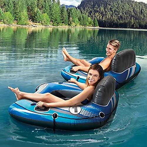 Intex River Run Two-Pack Sports Lounge, Large, Black, Rubber/Vinyl, Model 58825EP