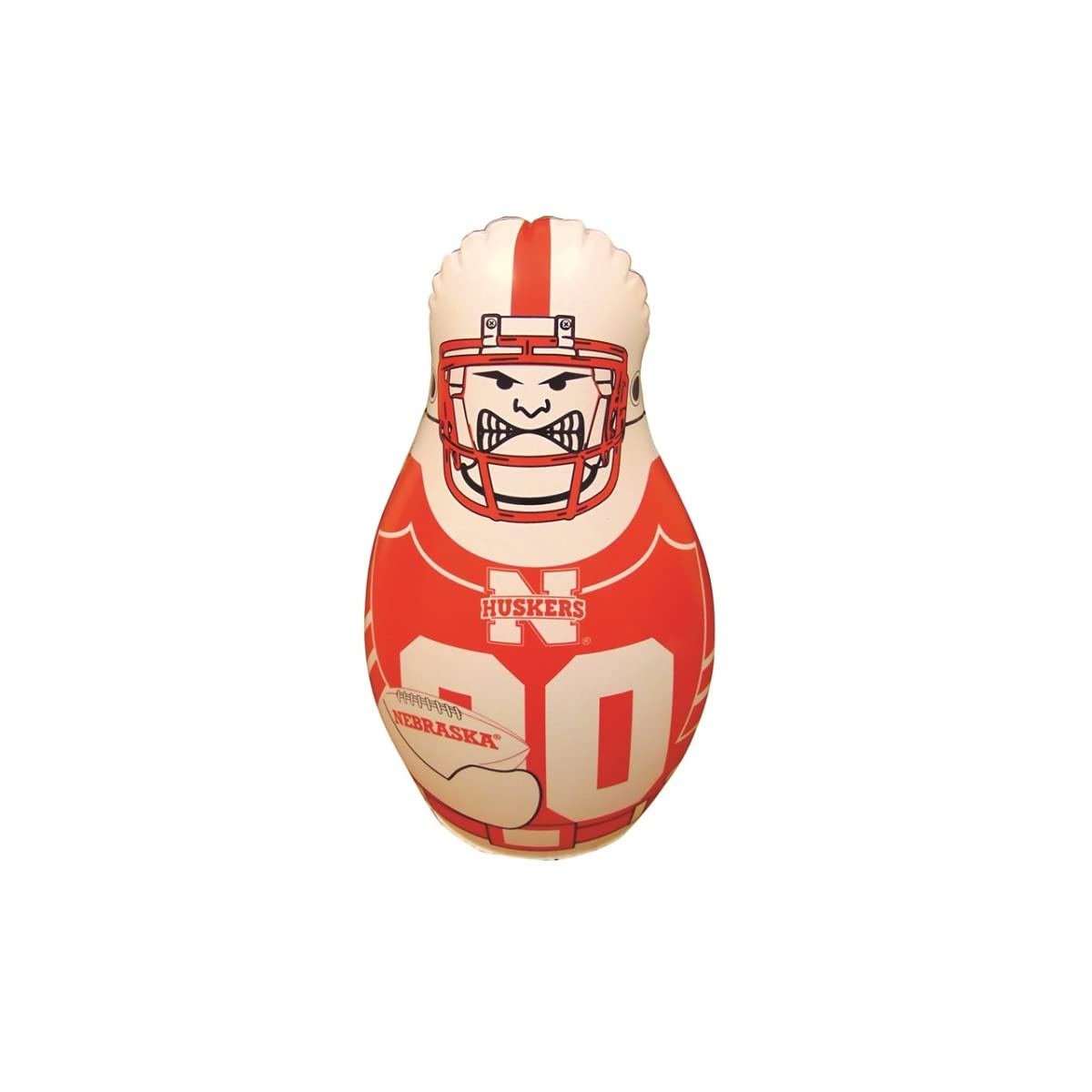Fremont Die Ncaa Nebraska Cornhuskers Bop Bag Inflatable Tackle Buddy Punching Bag, Mini: 12'' Tall, Team Colors