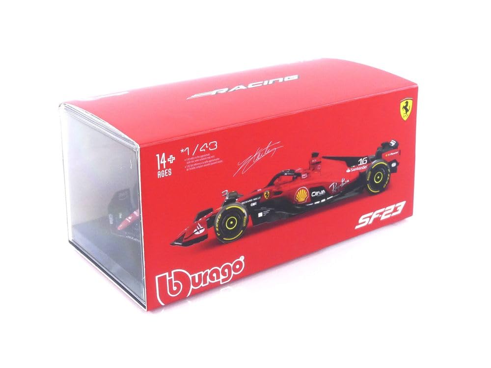 1:43 SFR Ferrari F1 Team Race Car (2023) w/Driver - Leclerc #16