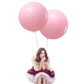 24 Inch Big Round Balloons 7Pcs Thick Giant Balloons For Photo Shoot Wedding Baby Shower Birthday Party Decorations(Orange)
