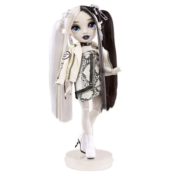 Rainbow High Shadow Series 1 Heather Grayson- Grayscale Fashion Doll. 2 Grey Designer Outfits To Mix & Match With Accessories, Great Gift For Kids 6-12 Years Old And Collectors, Multicolor, 580782