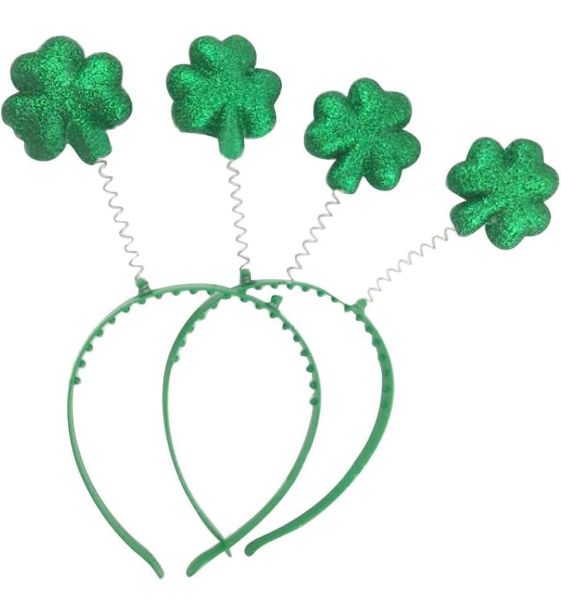 Funiverse 20 Bulk Fighting Irish Shamrock St Patricks Day Head Bopper Party Hats