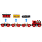 Bigjigs Rail Wooden Pirate Train - Other Major Wood Rail Brands Are Compatible