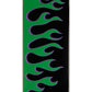 CCS Flames Skateboard Deck  Black/Green  8.38 x 32.00