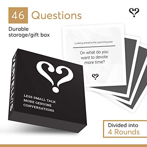 Vertellis Holiday Edition Conversation Cards - Thoughtful Conversation Starters & Questions For Parties & Gatherings - Mindfulness & Engaging Conversation Cards For Families, Groups, Friends & Office